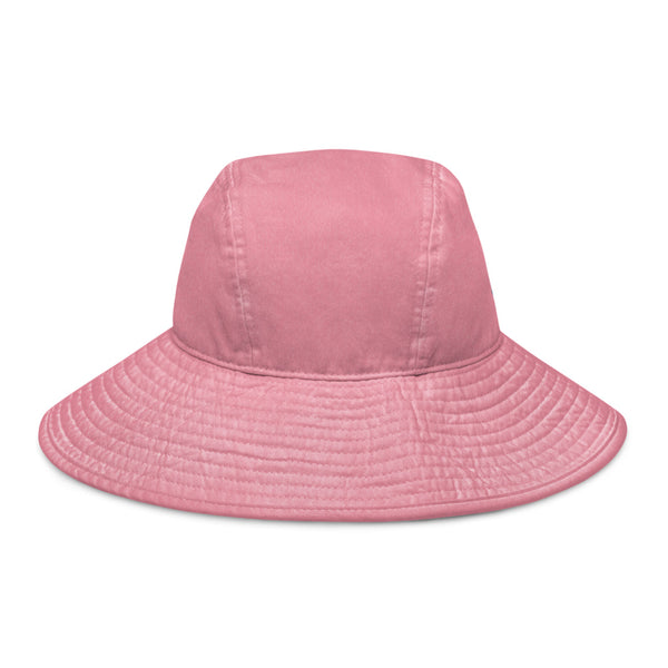 Wide brim bucket hat with Apimio logo